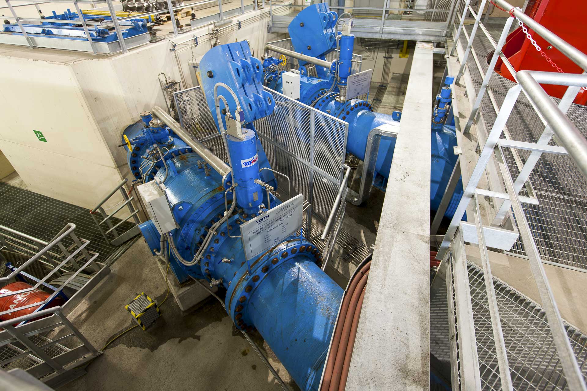 Condotte e Gruppi Erogatori Centrale produzione energia verde idroelettrica di Torrent 