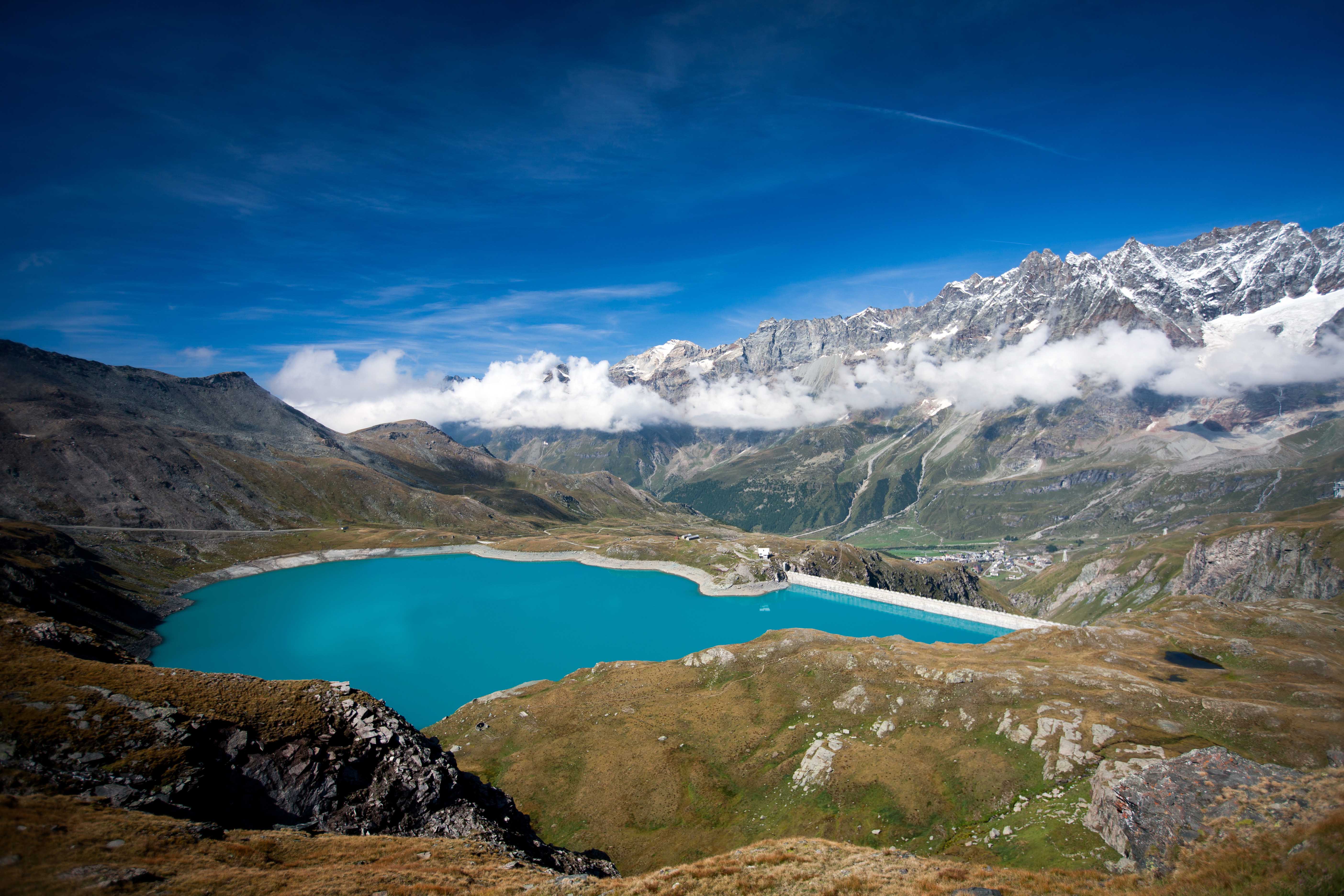 Diga del lago del Goillet