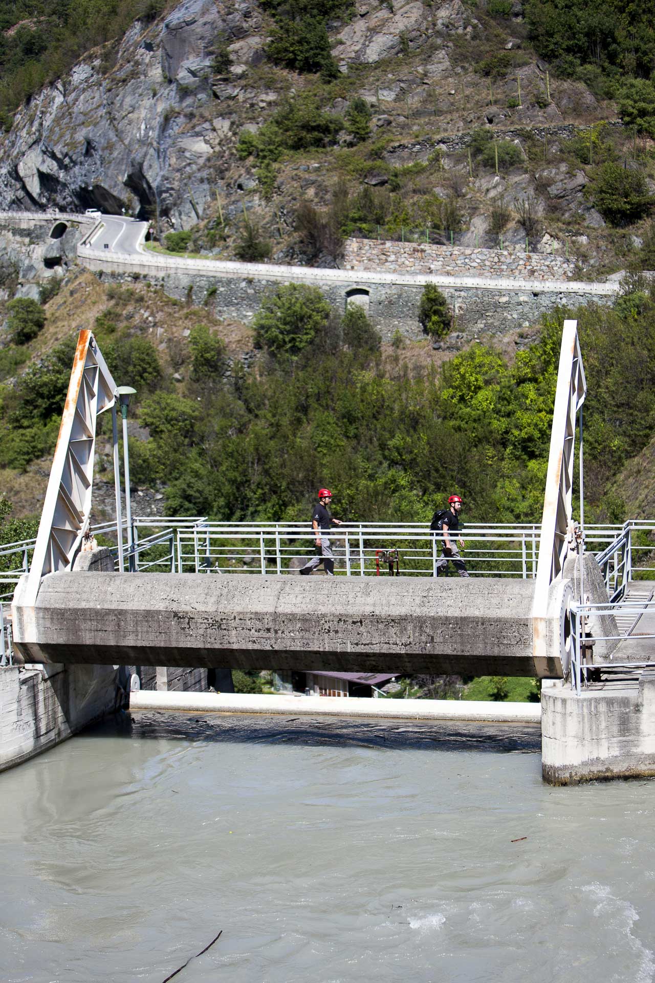 Centrale idroelettrica di Montjovet per produzione energia verde rinnovabile CVA