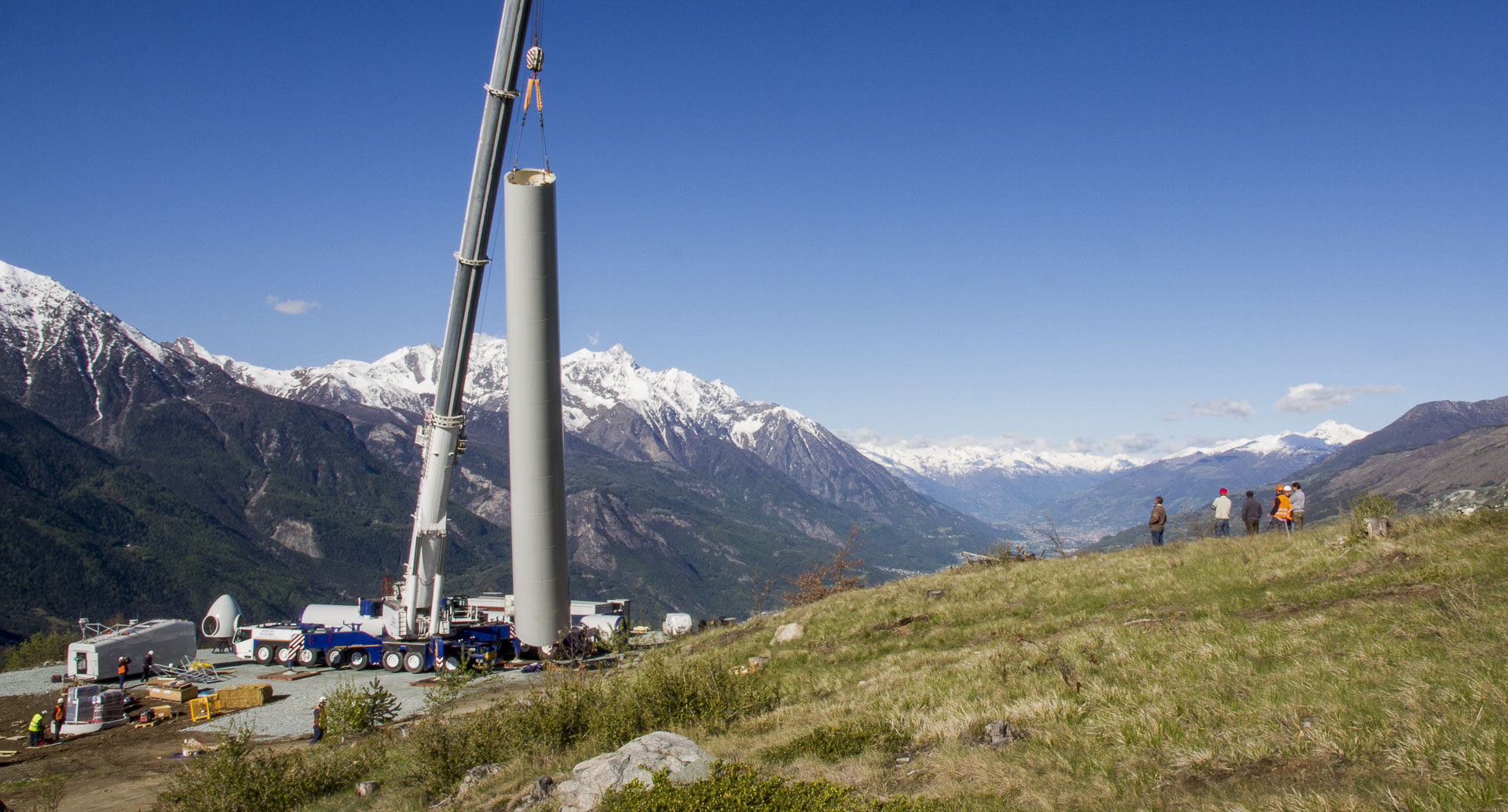 Impianto produzione energia verde eolica 100% Green Saint-Denis